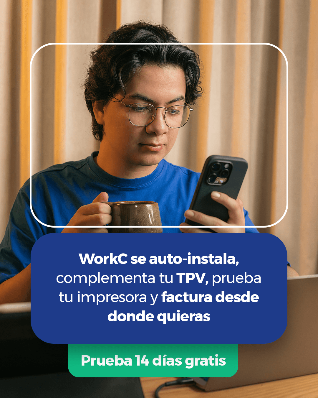 WorkC se auto-instala: complementa tu TPV y factura desde donde quieras